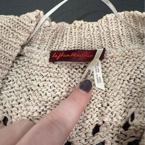 Left on Houston by Anthropologie Textured Open Front Cardigan - Picture 5 of 9